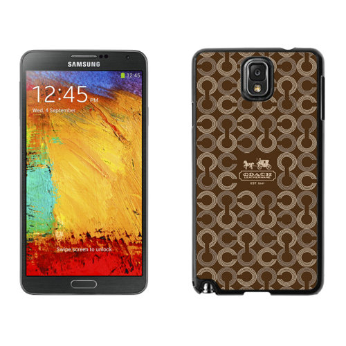 Coach Logo Monogram Brown Samsung Note 3 Cases DRT | Coach Outlet Canada